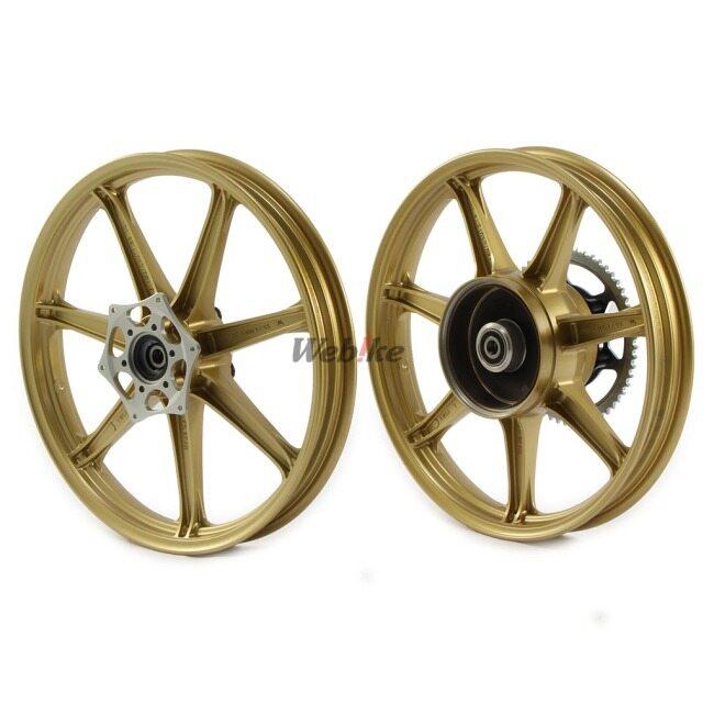 SR用ワイズギアゴールド スポークホイール 前後セット YAMAHA Y'S GEAR(YAMAHA) ワイズギア キャストホイールセット