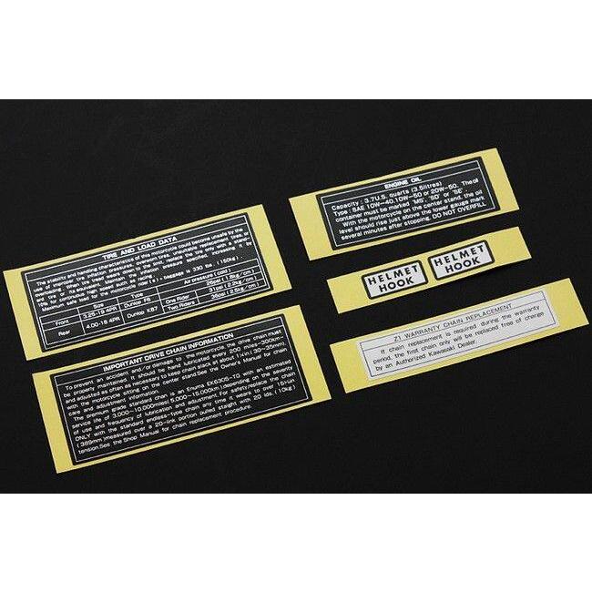 PMC ピーエムシー コーション ラベルセットZ1用 ステッカー・デカール 外装 | PMC
