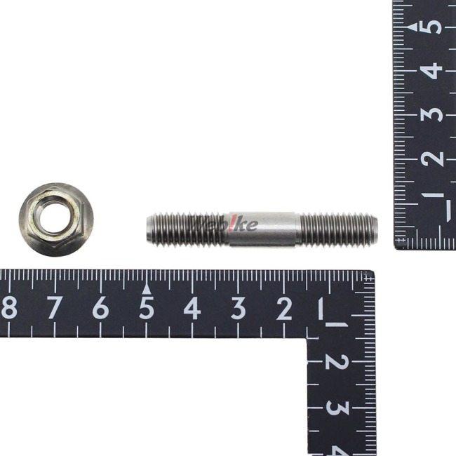 PMC ピーエムシー Z/KZ エキゾーストスタッドボルトセット サイズ：8mm Z1000A Z750D1 Z1R Z1000MK2 Z750FX-1 KAWASAKI カワサキ スタッドボルト エンジン | PMC | 04