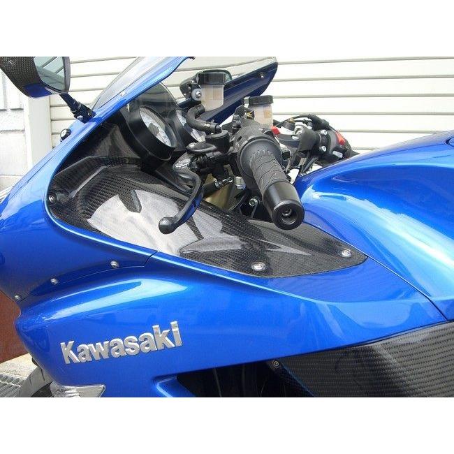 ZZR1400用a-tech製カーボンインナーカウル 左右セット ZZR1400用a-tech製カーボンインナーカウル 左右セット ZX-14R 12