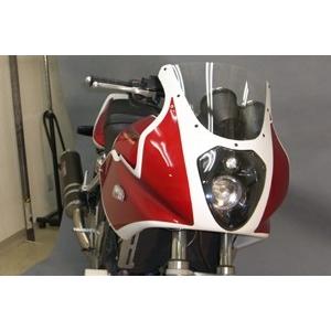 A-TECH（エーテック） ハーフカウル ルナソーレ 素材：FRP／ブラック