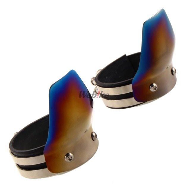 K-FACTORY ケイファクトリー フロントフォークガード 素材：チタン製