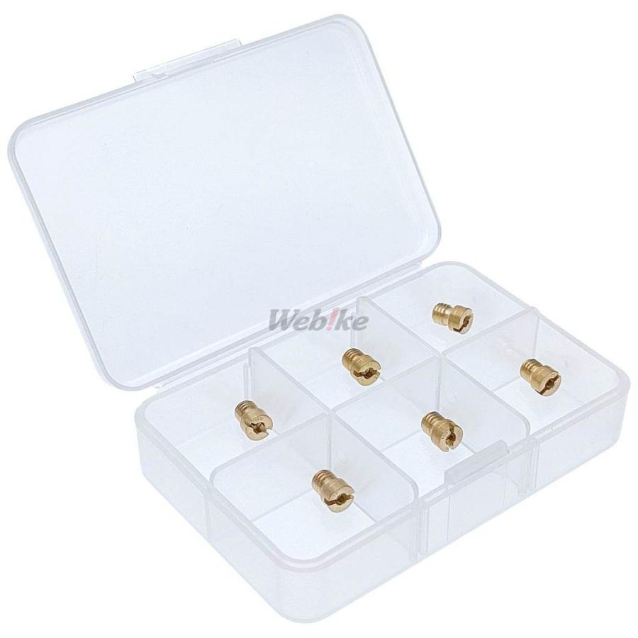 LUKE ルーク メインジェットセット 6オーバー FTR223 FTR250 SL230 XLR250 250SB 250TR D-TRACKER [Dトラッカー] KLX250 メインジェット 吸気関連 エンジン | ブランド登録なし