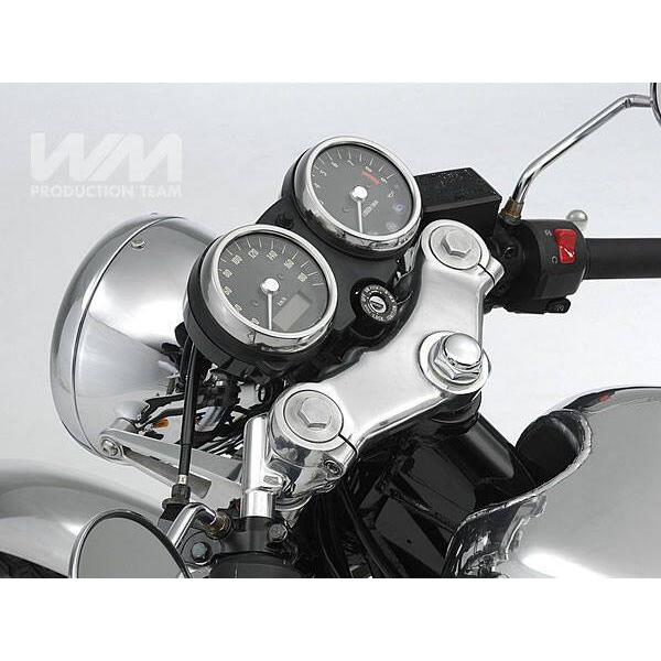 w800 w650 w400 アルミ削り出し トップブリッジ　セパハン WM（ダブルエム） トップブリッジ セパレートハンドル W400 W800