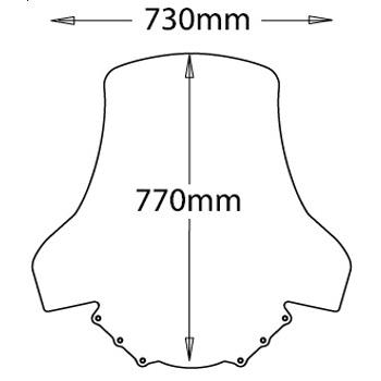 ISOTTA イソッタ ウインドシールド BURGMAN125 BURGMAN200 SUZUKI