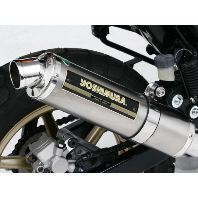 ヨシムラチタン 1式売り YOSHIMURA ヨシムラ 機械曲チタンサイクロン TT （チタンカバー）/重量