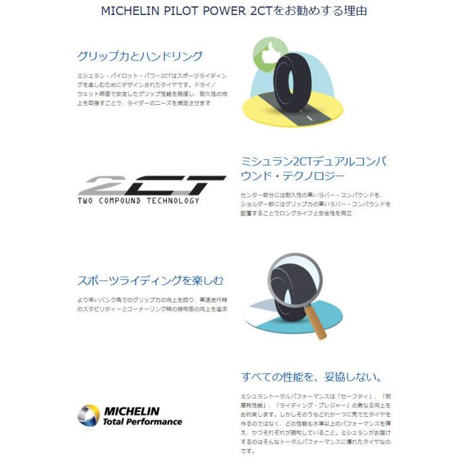 ミシュラン（MICHELIN） PILOT POWER 2CT 【120/60ZR17 M/C (55W) TL