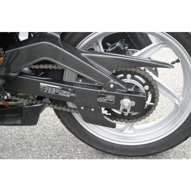 A-TECH エーテック ドライブチェーンガード 素材：カーボンケブラー CBR250R (2011-) HONDA ホンダ チェーンガード フレーム_2