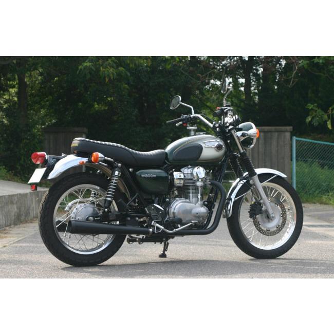 NOJIMA ノジマ ビンテージメガホン フルエキゾーストマフラー W800 KAWASAKI カワサキ マフラー_1