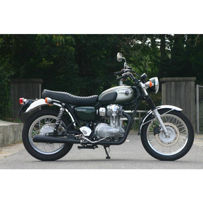 NOJIMA ノジマ ビンテージメガホン フルエキゾーストマフラー W800 KAWASAKI カワサキ マフラー_2
