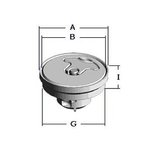 NEWTON EQUIPMENT ニュートンエクイップメント AERO-300タンクキャップ A3NL ガソリンタンクキャップ タンク関連 外装
