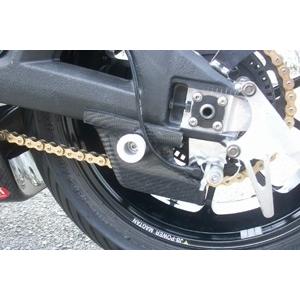 A-TECH エーテック ドライブチェーンガード 素材：FRP／ブラック ZX-10R KAWASAKI カワサキ チェーンガード フレーム | A-TECH