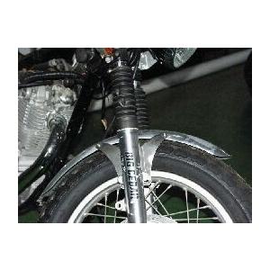 BIG CEDAR ビッグシーダー アルミフロントフェンダーロング ノーマル用 SR400 YAMAHA ヤマハ フロントフェンダー フェンダー関連 外装