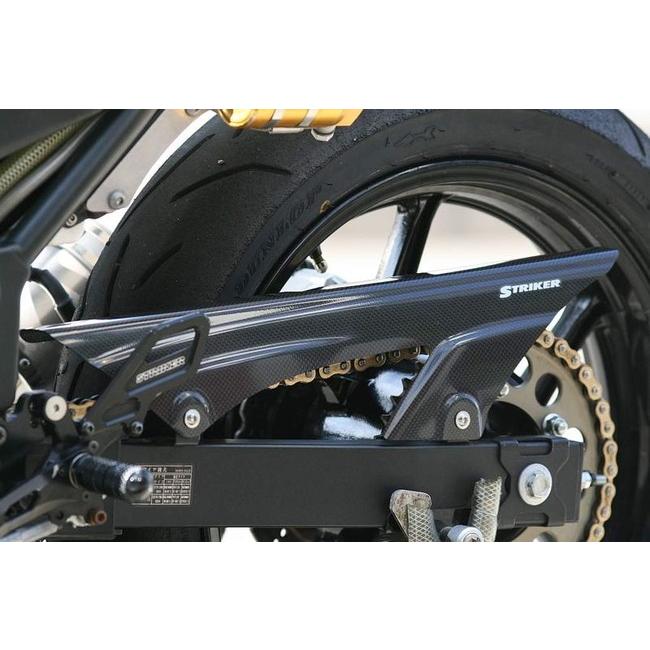STRIKER ストライカー カーボンチェーンカバー ニンジャ250 STRIKER ストライカー カーボンチェーンカバー ニンジャ250