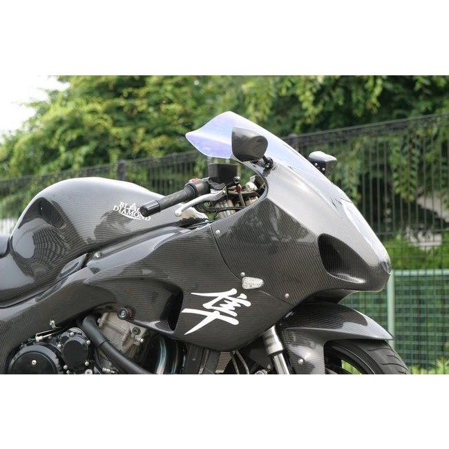 A-TECH エーテック ハーフサイドカウル 素材：FRP／白(左側) GSX1300R ハヤブサ(隼) SUZUKI スズキ｜webike02｜03