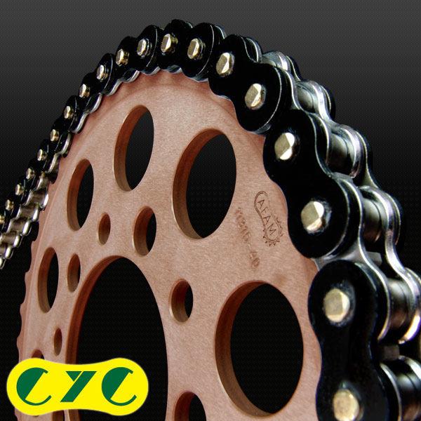 CYC CHAIN CYCチェーン 420-120L カラーチェーン【ソリッドカラー】(ブラック) TLM50 TS50W RS50 ...