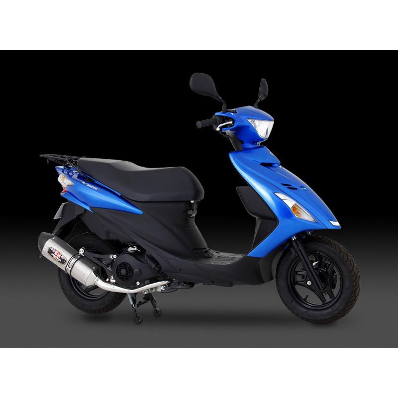 アドレス　v125G用　ヨシムラブルーチタン アドレス v125G用 ヨシムラブルーチタン