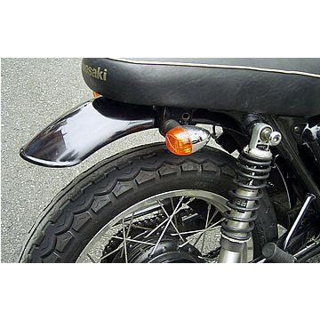OSCAR オスカー リアフェンダーショートB 黒ゲル W650 W400 OSCAR オスカー リアフェンダーショートB 黒ゲル W650 W400