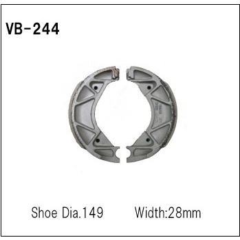 Vesrah ベスラ 純正仕様ブレーキシュー BWs 125 X Cygnus SR Zuma YAMAHA ヤマハ ブレーキシュー ブレーキ | Vesrah | 01