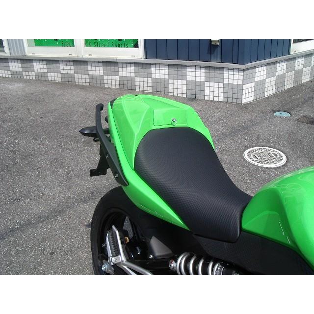PLEASURE プレジャー シングルシートシェル カラー：キャンディーバーントオレンジ NINJA 400R［ニンジャ] ER-6f KAWASAKI カワサキ シングルシートカウル 外装の画像