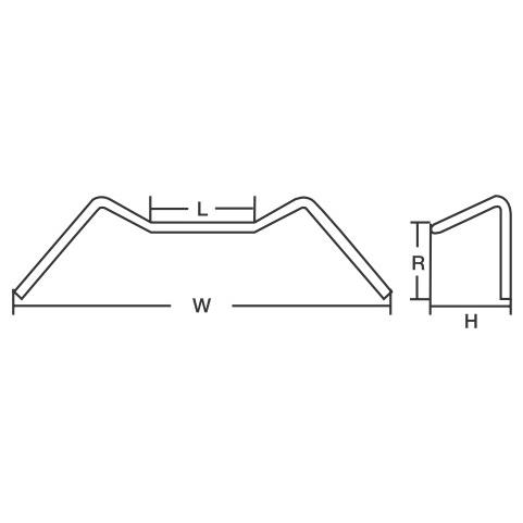 KIJIMA キジマ フィフティーバーハンドル XL883 SPORTSTER 883 [スポーツスター] N 10-12 XL1200 X 48 (FORTY-EIGHT) 11-12 ハンドルバー ハンドル | KIJIMA | 02