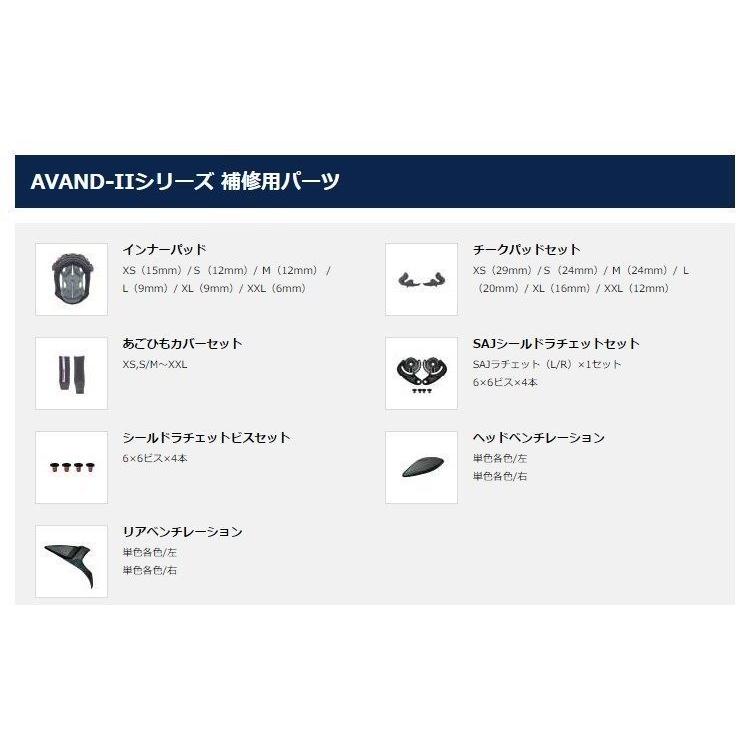 OGK KABUTO OGK KABUTO:オージーケーカブト AVAND-II [アヴァンド・ツー] 用 リアベンチレーション カラー：ブラックメタリック / 右 AVAND-II｜webike02