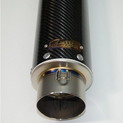 MAVERICK mv83 カーボンサイレンサー Mv83【カーボン／ヒートエンド】汎用サイレンサー（サーキットスポーツ
