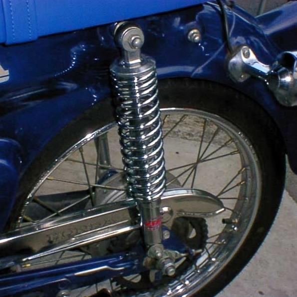 東京堂 トウキョウドウ リアショック フルメッキ スーパーカブ110 HONDA ホンダ リアサスペンション サスペンション 足回り