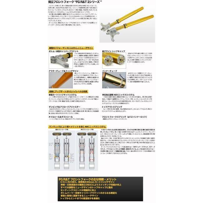 OHLINS（オーリンズ） 倒立フロントフォーク FG R&T 200 ZZ-R1400／ZX