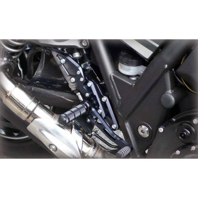 WR’S ダブルアールズ バトルステップ TYPE-R カラー：ポリッシュ ZRX1200 DAEG KAWASAKI カワサキ バックステップ ステップ 足回り | WR'S | 01