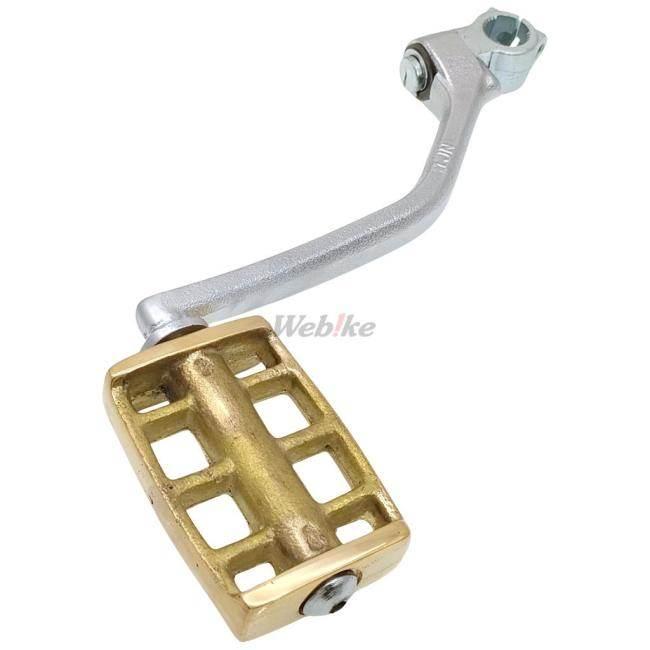 部品屋K&W キックペダルキット カラー：ブラス(真鍮） SR500 SR400