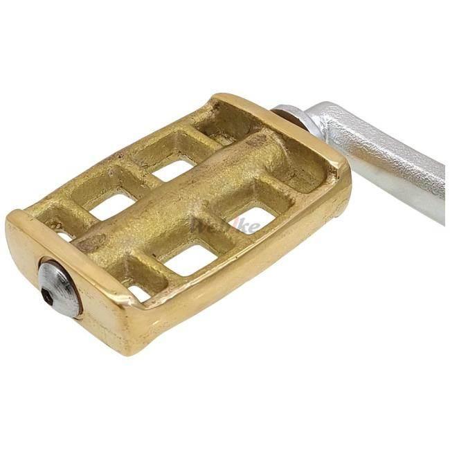 部品屋K&W キックペダルキット カラー：ブラス(真鍮） SR500 SR400