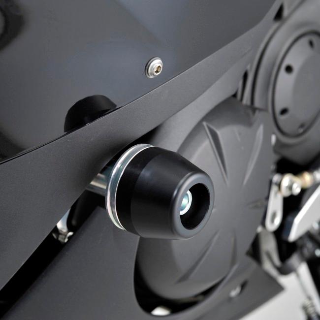 AGRAS アグラス レーシングスライダー ジュラコンカラー：ホワイト (ロゴ無) ニンジャ400R KAWASAKI カワサキ