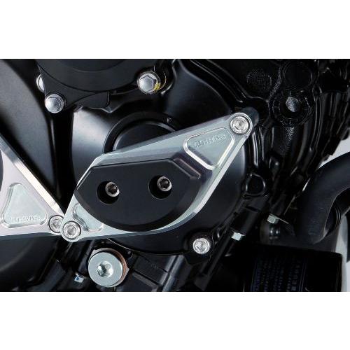 Agras - AGRAS アグラス レーシングスライダー 2点仕かける ジュラコンカラー：黒いこと GSR750 SUZUKI スズキ エンジンスライダー・フレームスライダー ひな型
