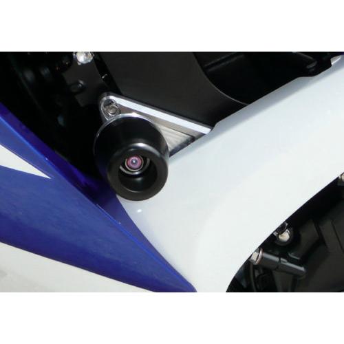 Agras - AGRAS アグラス レーシングスライダー ジュラコンカラー：黒いこと (ロゴタイプ有) GSX-R750 SUZUKI スズキ エンジンスライダー・フレームスライダー ひな型