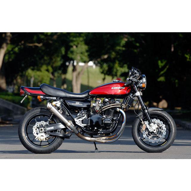 Z750four Z2 Z1 チタンマフラー　アサヒナレーシング NITRO RACING（ナイトロレーシング） 4in1 手曲げチタンEXマフラー Z1