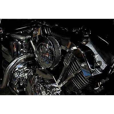 部品屋K&W ダミープッ シュロッドカバーKIT ドラッグスター400 YAMAHA ヤマハ プッシュロッドカバー エンジンパーツ エンジン | ブランド登録なし | 02