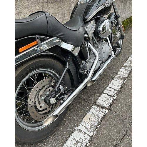 部品屋K&W ドラッグパイプマフラー サイズ：2インチ EVO ソフテール HARLEY-DAVIDSON ハーレーダビッドソン フルエキゾーストマフラー マフラー | ブランド登録なし | 01