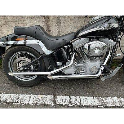 部品屋K&W ドラッグパイプマフラー サイズ：2インチ EVO ソフテール HARLEY-DAVIDSON ハーレーダビッドソン フルエキゾーストマフラー マフラー | ブランド登録なし | 02