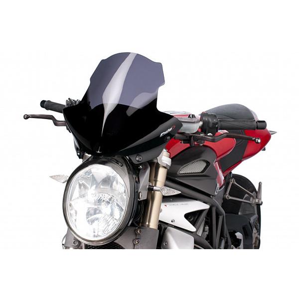 Puig プーチ ニュージェネレーション NKスクリーン カラー：クリア BURUTALE 10-12 MV AGUSTA アグスタ スクリーン 外装_2
