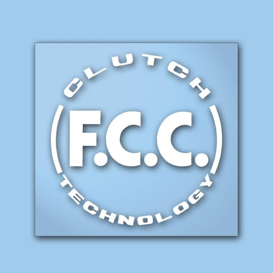 ADVANTAGE アドバンテージ F・C・C ステッカー (転写タイプ ホワイト) ステッカー・デカール 外装 | ADVANTAGE