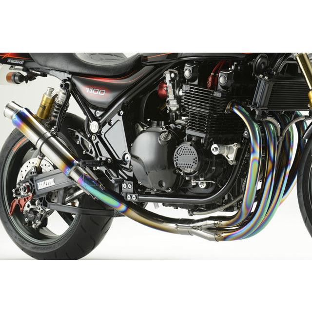 NITRO RACING ナイトロレーシング 4in1 手曲げチタンEXマフラー サイレンサータイプ：グレネードチタンV-1／サイレンサー長：300mm / カットオイルパン付_5
