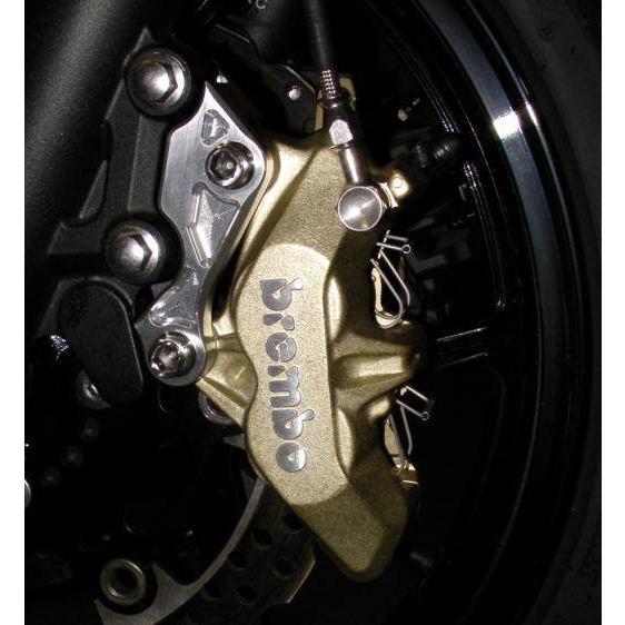 NA Metal Craft エヌエーメタルクラフト ブレンボ65mmブレーキサポート Ninja650 ER-6n NINJA400R ［ニンジャ］ KAWASAKI カワサキ ブレーキ_1