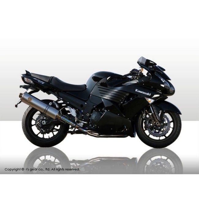 r’s gear アールズギア ワイバン シングルタイプマフラー タイプ：真円／チタン ZZR1400 (ZX-14) KAWASAKI カワサキ フルエキゾーストマフラー マフラー | ブランド登録なし