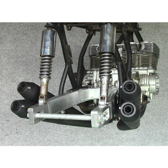 CB750K0マフラー ミスティ MISTY CB750K0-7 MISTY手曲〈BK〉 CB750フォア HONDA ホンダ