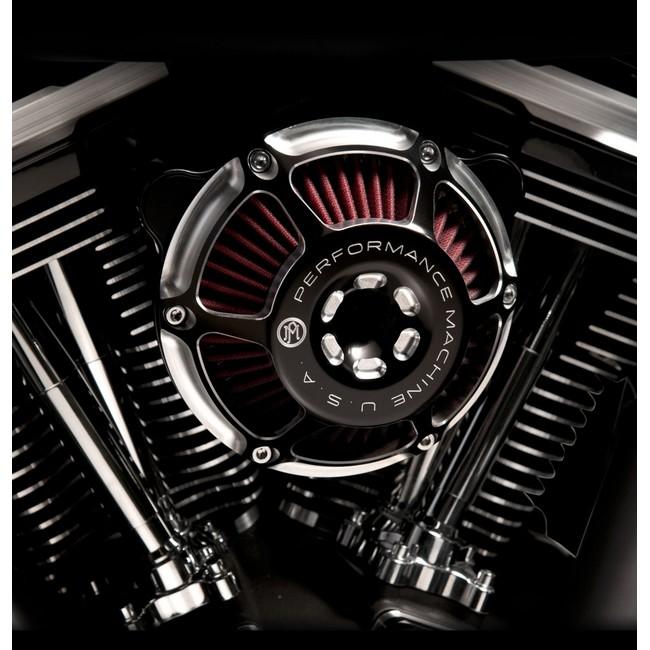 Performance Machine パフォーマンスマシン スポーツスター用 MAX HP エアクリーナー(ブラックOPS) SPORTSTER [スポーツスター] ファミリー 吸気関連 エンジン_1