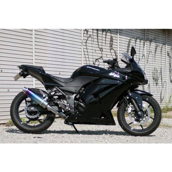 Realize リアライズ アリア スリップオンマフラー サイレンサーエンド：スラッシュエンド ニンジャ250R KAWASAKI カワサキ マフラー