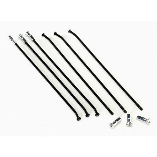 HAAN WHEELS ハーンホイール カスタムコーティングブラックスポーク+ニップルセット リムサイズ：17インチ / リア YZ250 WR250F YAMAHA ヤマハ ホイール関連 | ブランド登録なし