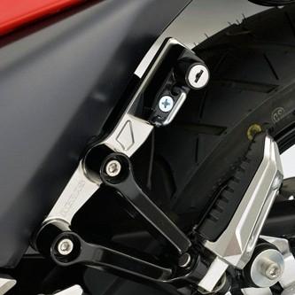 AGRAS アグラス ヘルメットホルダー アルミステー/カラー：ブラック / ヘルメットロック/カラー：ブラック GSR250 SUZUKI スズキ ヘルメットロック ヘルメット