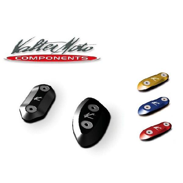 Valter Moto Components バルターモトコンポーネンツ ブロックオフ カラー：レッド 848 1198 1098 DUCATI ドゥカティ ミラーホールカバー ハンドル